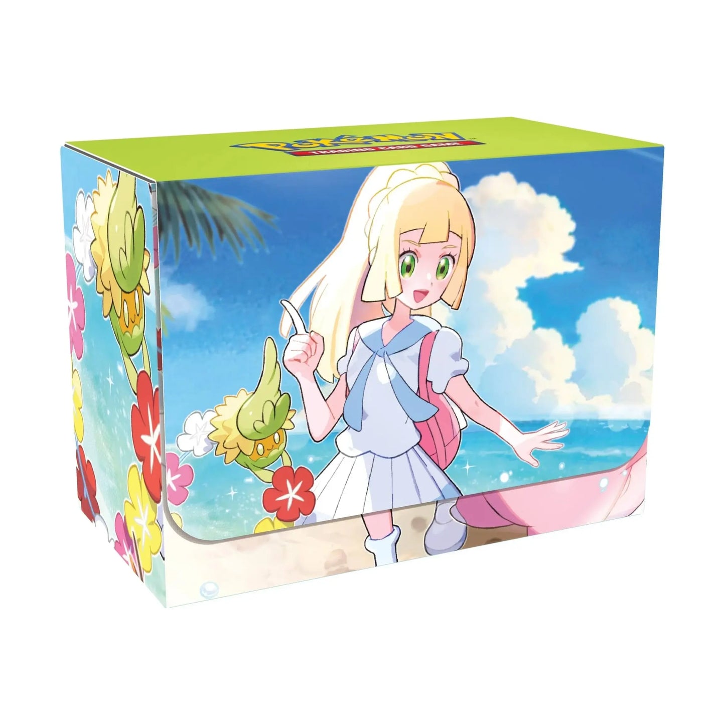 Deck box featuring Lillie and Clefairy ex, rotated