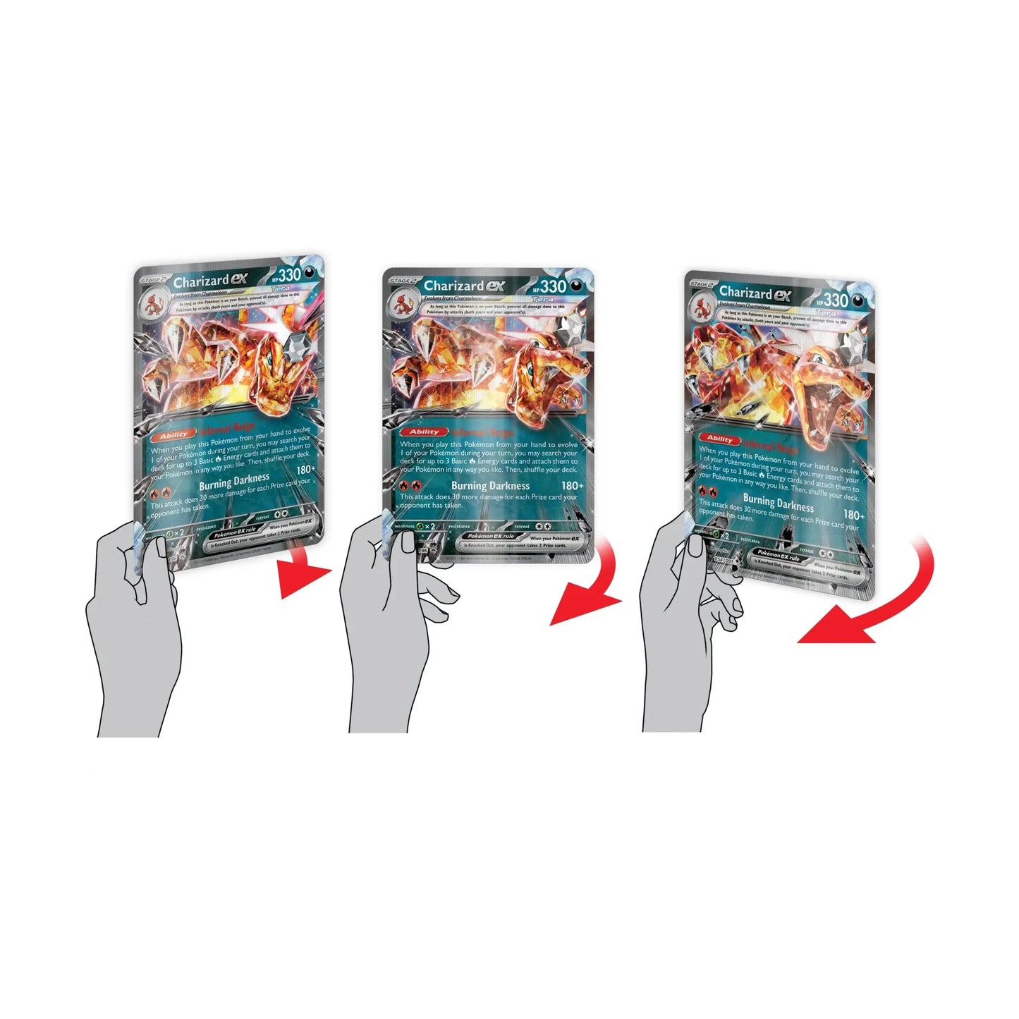 Lenticular Charizard ex jumbo card