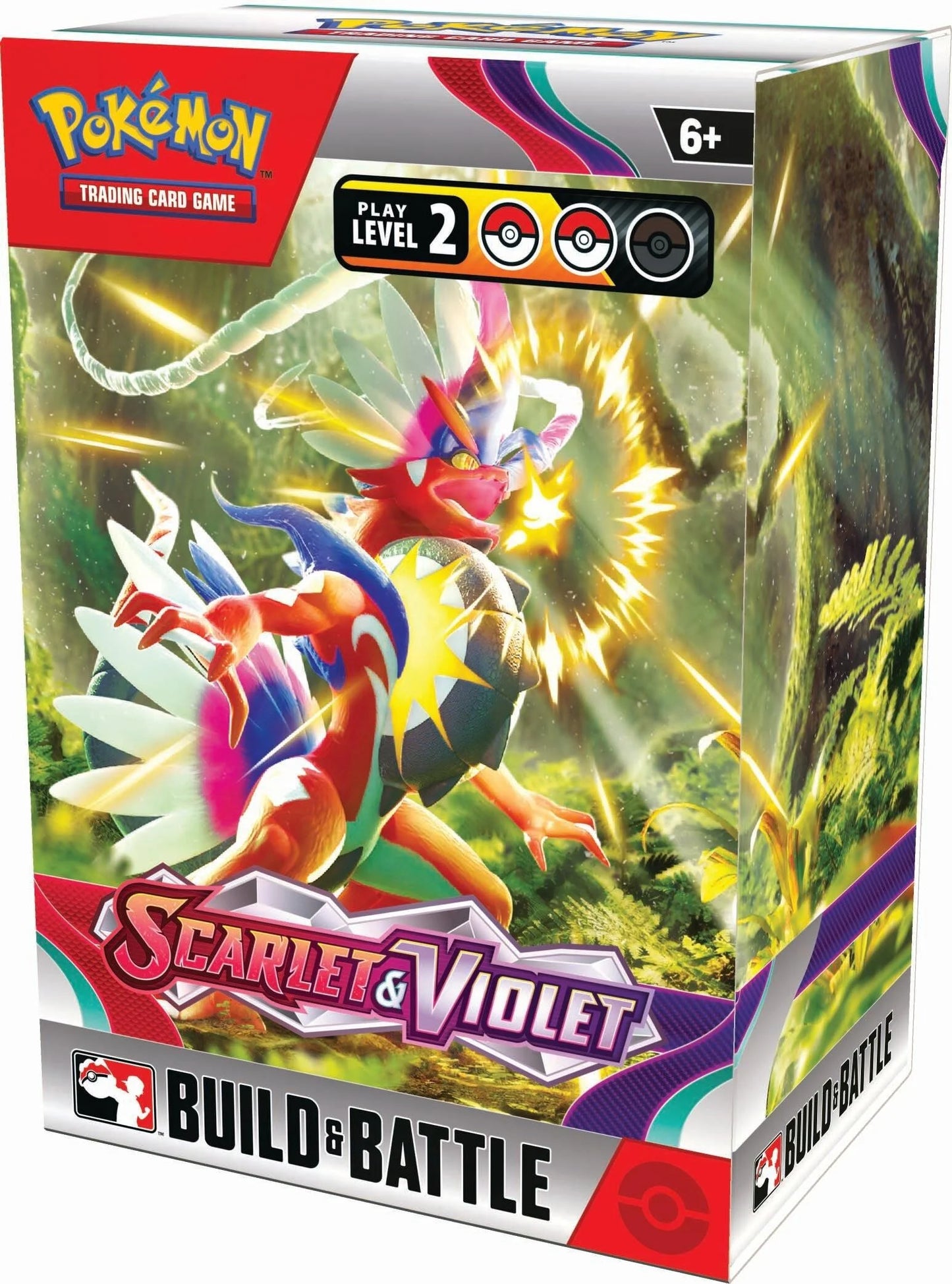 Pokémon Scarlet & Violet Build and Battle Box turned slightly to the left