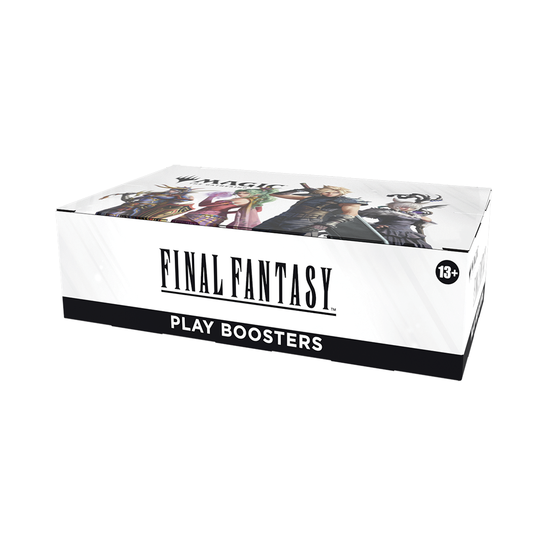 Final Fantasy play boosters packaging on a white background