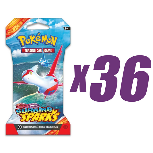 Pokémon Surging Sparks Sleeved Booster Pack (Random Art) x 36