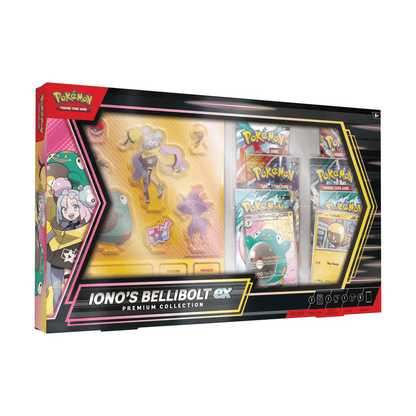 Iono's Bellibolt ex Premium Collection frontal view (angled to the right)
