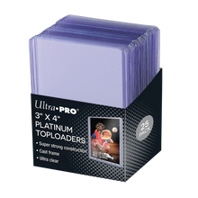 Ultra Pro Platinum Toploaders 3"x4"
