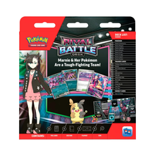 Rear view of Pokémon Rival Battle deck featuring Marnie 