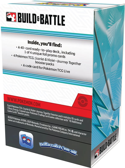 Pokémon Journey Together Build & Battle Box outer sleeve rear view
