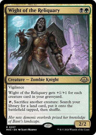 Magic - Wight of the Reliquary (MH3 #207, normal, EN, NM)