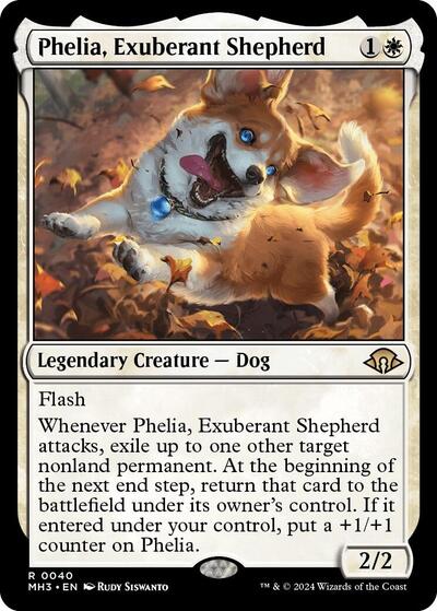 Magic - Phelia, Exuberant Shepherd (MH3 #40, normal, EN, NM)