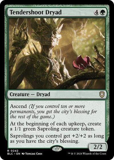 Magic - Tendershoot Dryad (BLC #242, normal, EN, NM)