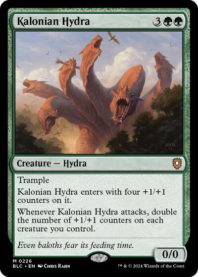 Magic - Kalonian Hydra (BLC #226, normal, EN, NM)
