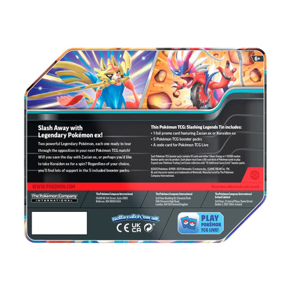 Slashing Legends Tin (rear)