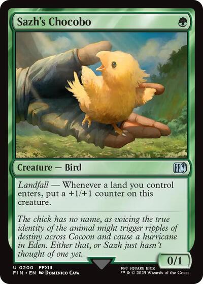 Magic - Sazh's Chocobo (FIN #200, foil, EN, NM)