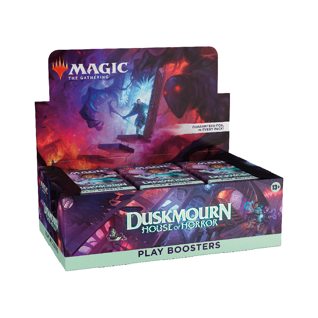 Card game booster pack with 'Magic: The Gathering' branding on a white background