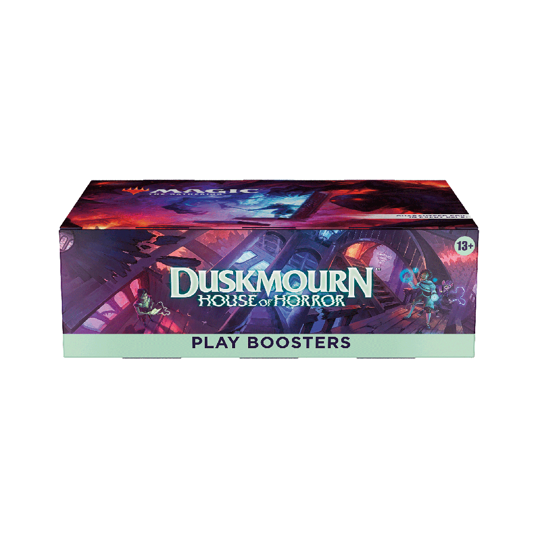 Duskmourn House of Horror play boosters packaging on a white background