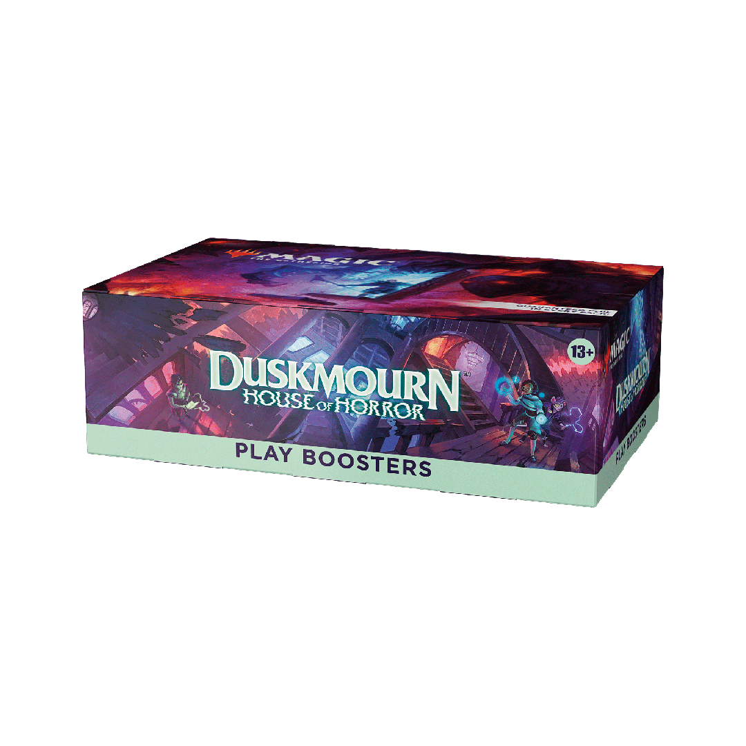 Duskmourn House of Horror play boosters packaging on a white background