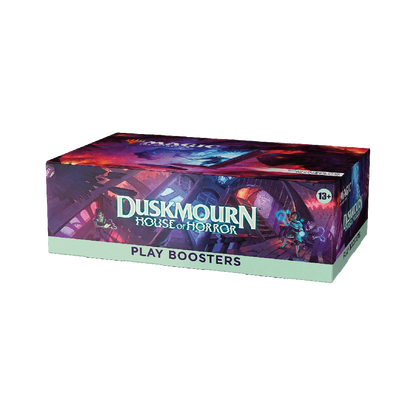 Duskmourn House of Horror play boosters packaging on a white background