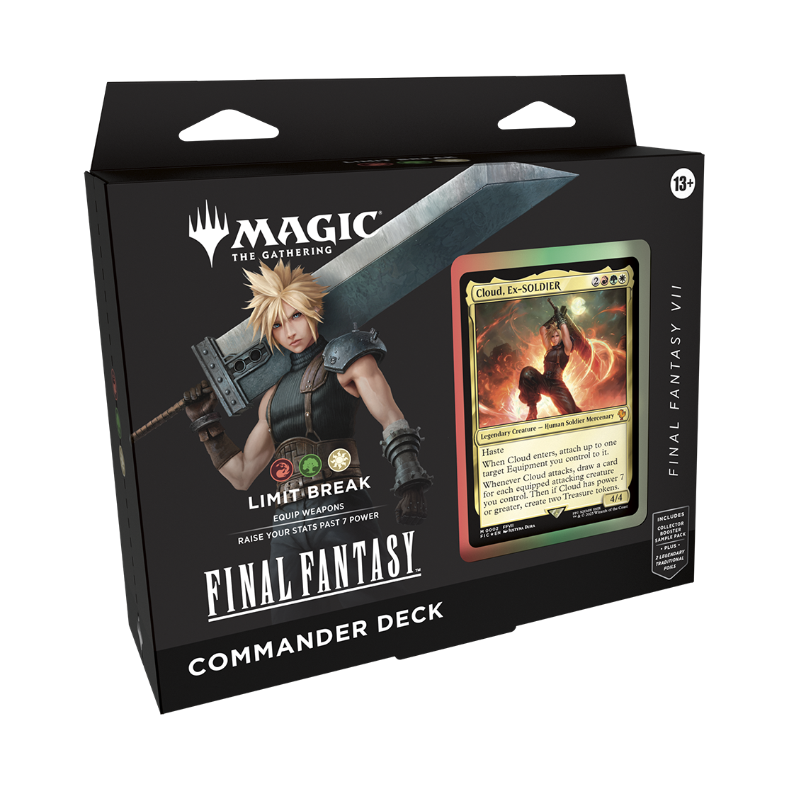 MAGIC: THE GATHERING Final Fantasy Commander Deck packaging with character illustration and card.