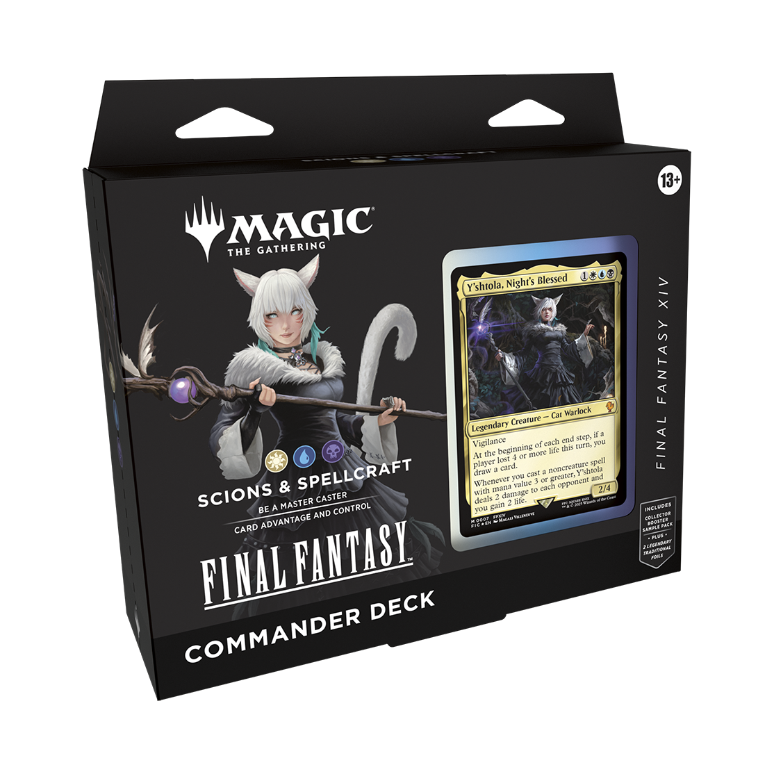 MAGIC: THE GATHERING Final Fantasy Commander Deck packaging with character and card illustration.