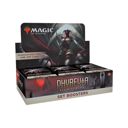 Box of Magic: The Gathering Phyleva set boosters on a white background