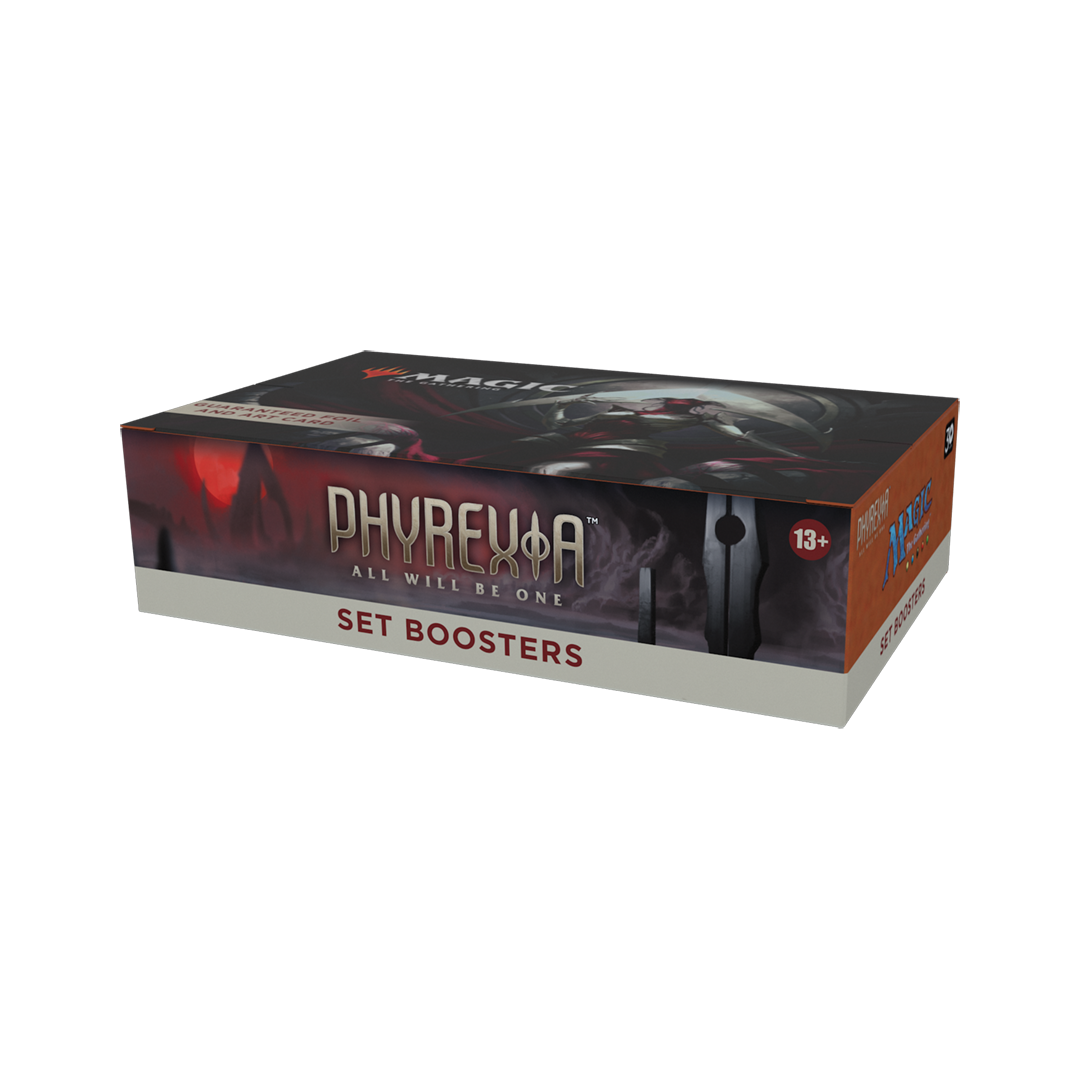 Box of Phyreusa Set Boosters on a white background
