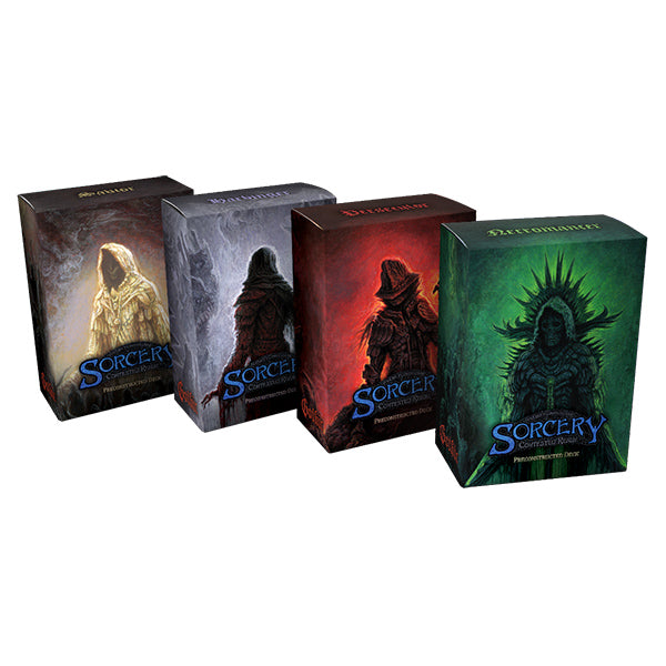 Four sorcery gothic precon decks