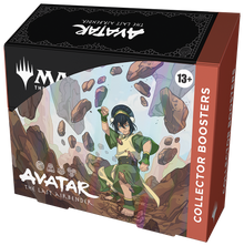Magic: The Gathering - Avatar The Last Airbender Collector's booster display.