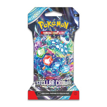 Pokémon Stellar Crown sleeved booster pack featuring Terapagos art